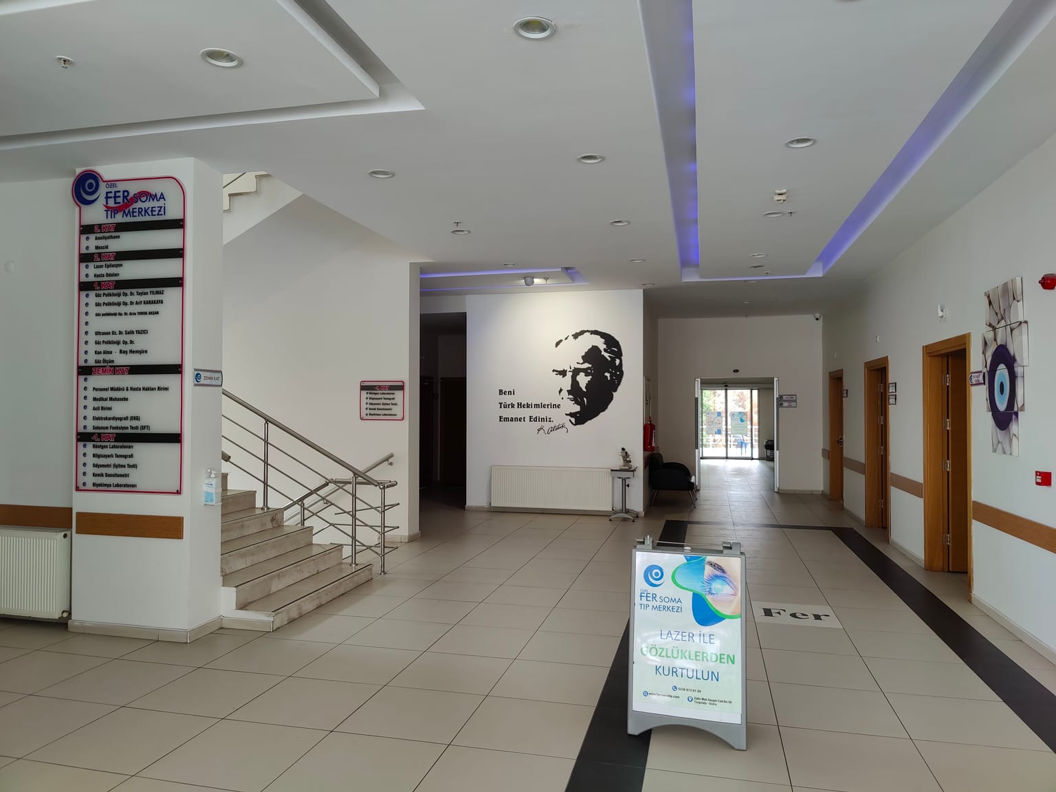 Soma göz hastanesi - Fer Soma Tıp Merkezi dış görünüm